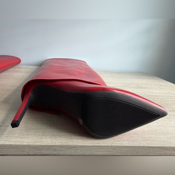 I.N.C. International Concepts Skylar Fold Over Cuffed Knee High Boots Size 7.5 - Picture 10 of 13